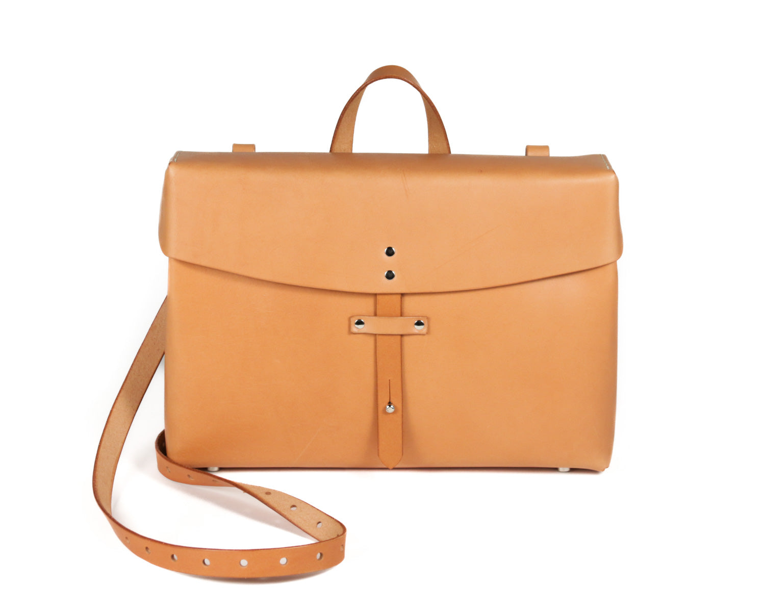 Hampton Satchel: Natural
