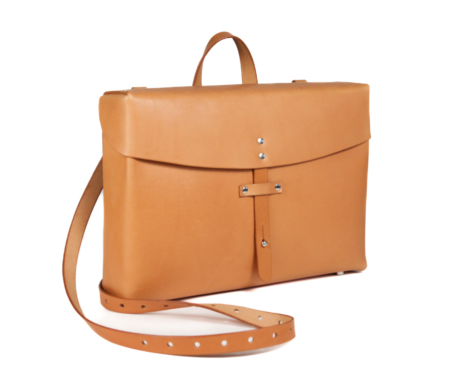 Hampton Satchel: Natural