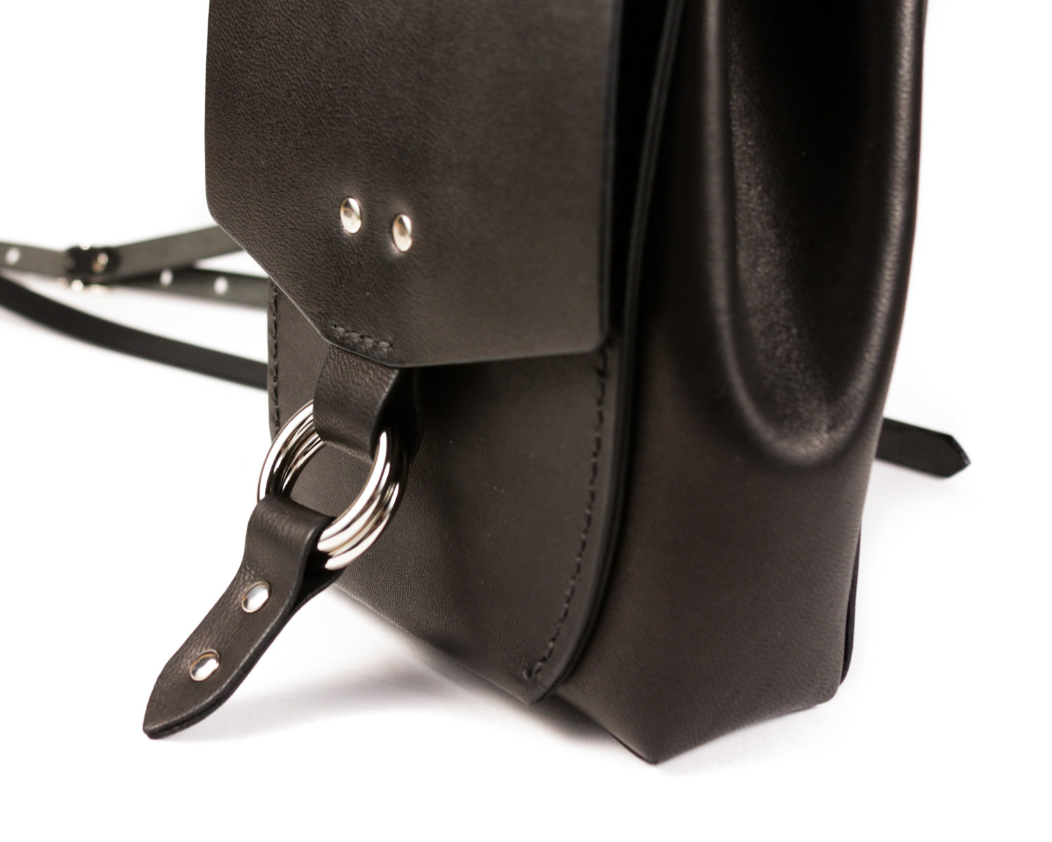 East Village Crossbody: Black Lambskin