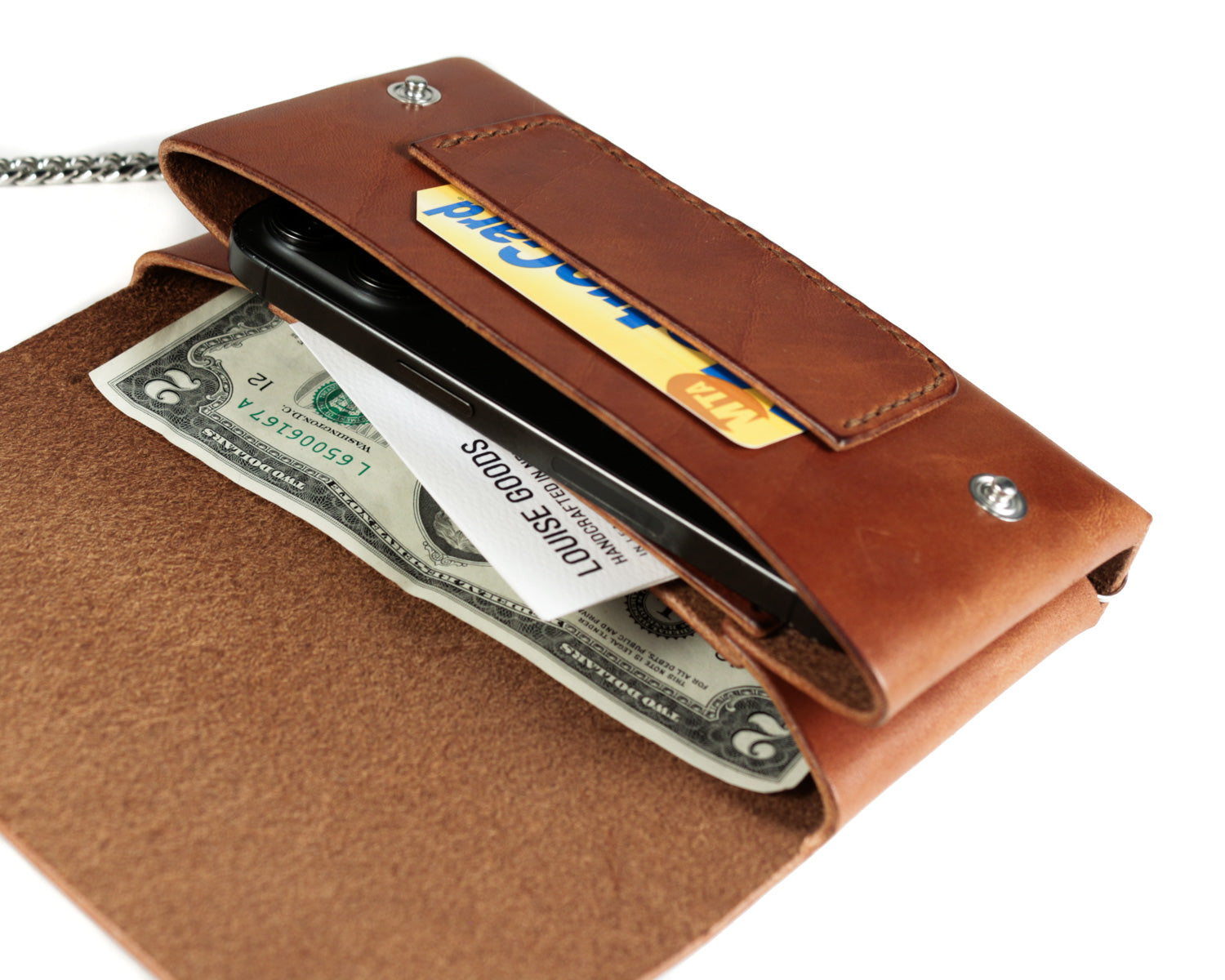 Long Trucker Wallet: Chestnut