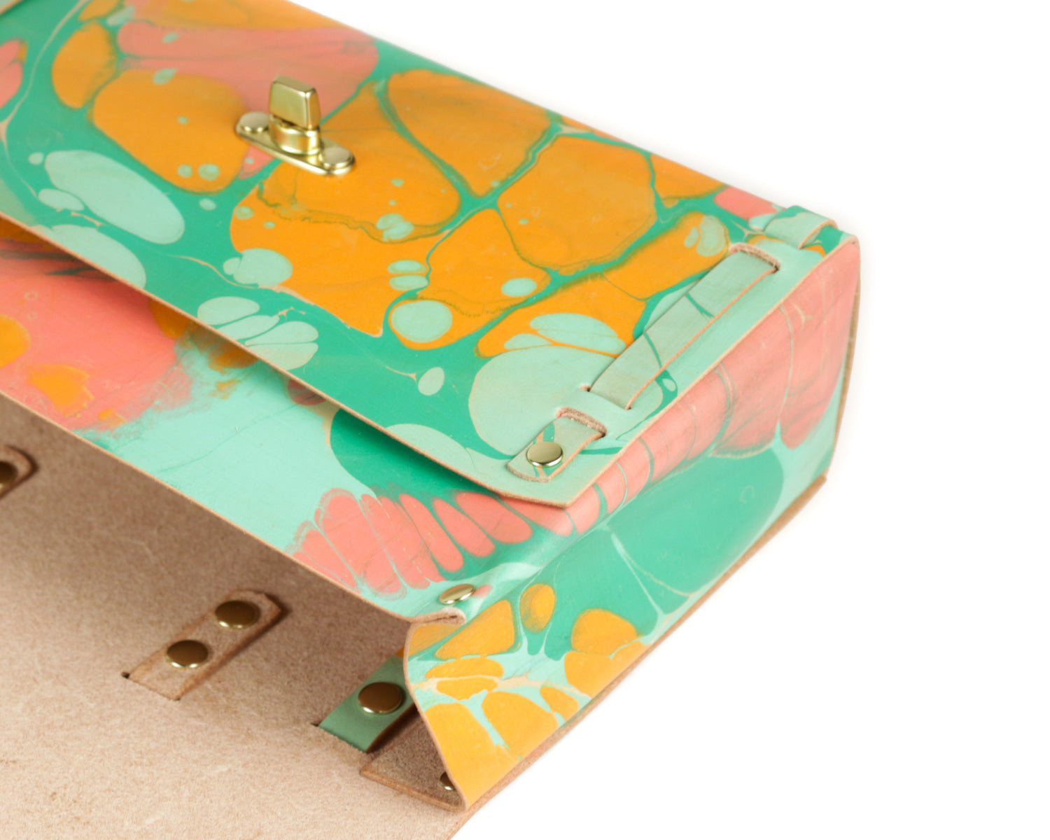 Small Satchel: Marble A