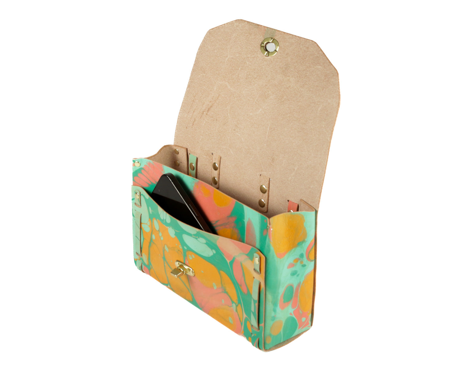 Small Satchel: Marble A