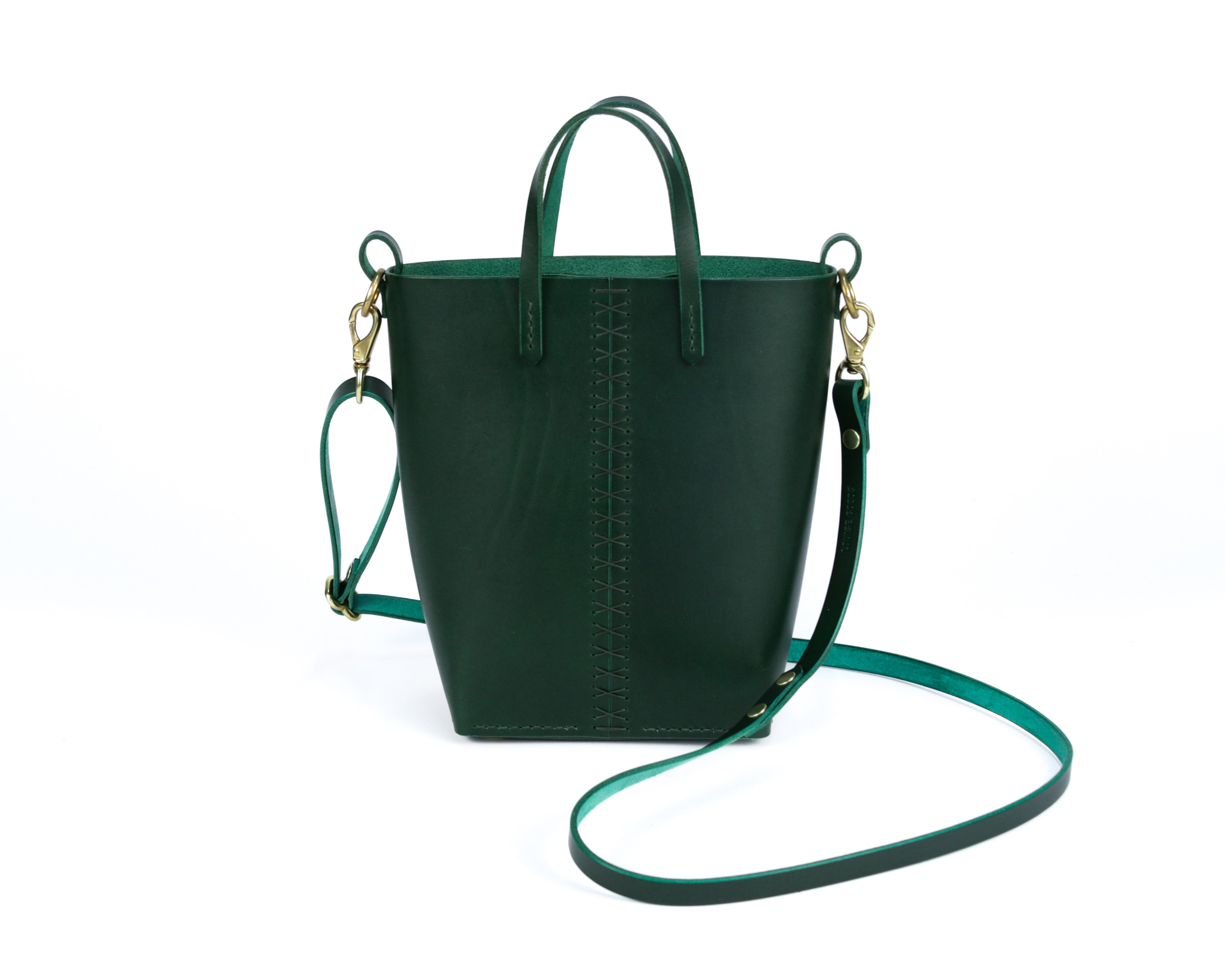Palmetto Bucket Bag: Emerald