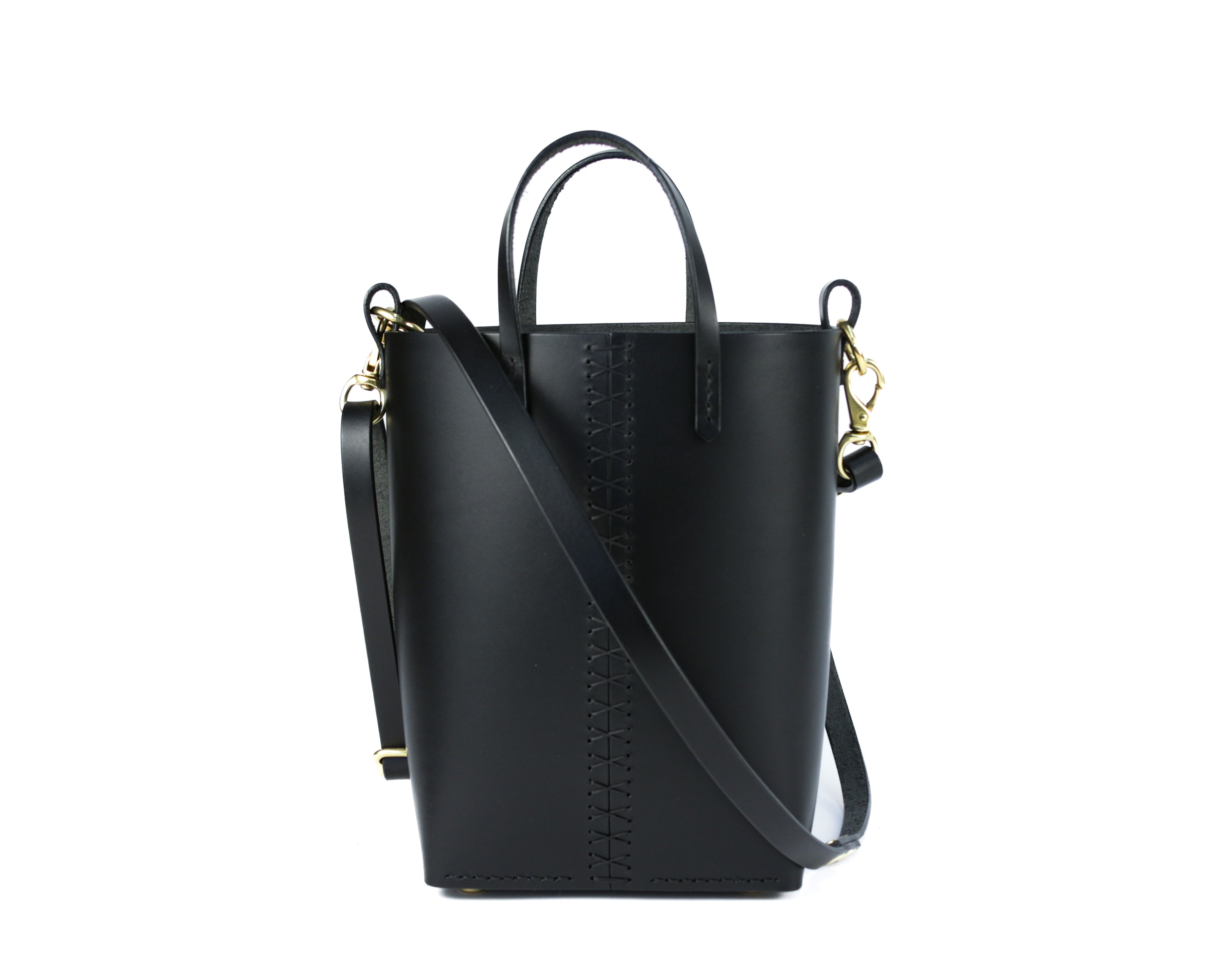 Palmetto Bucket Bag: Black