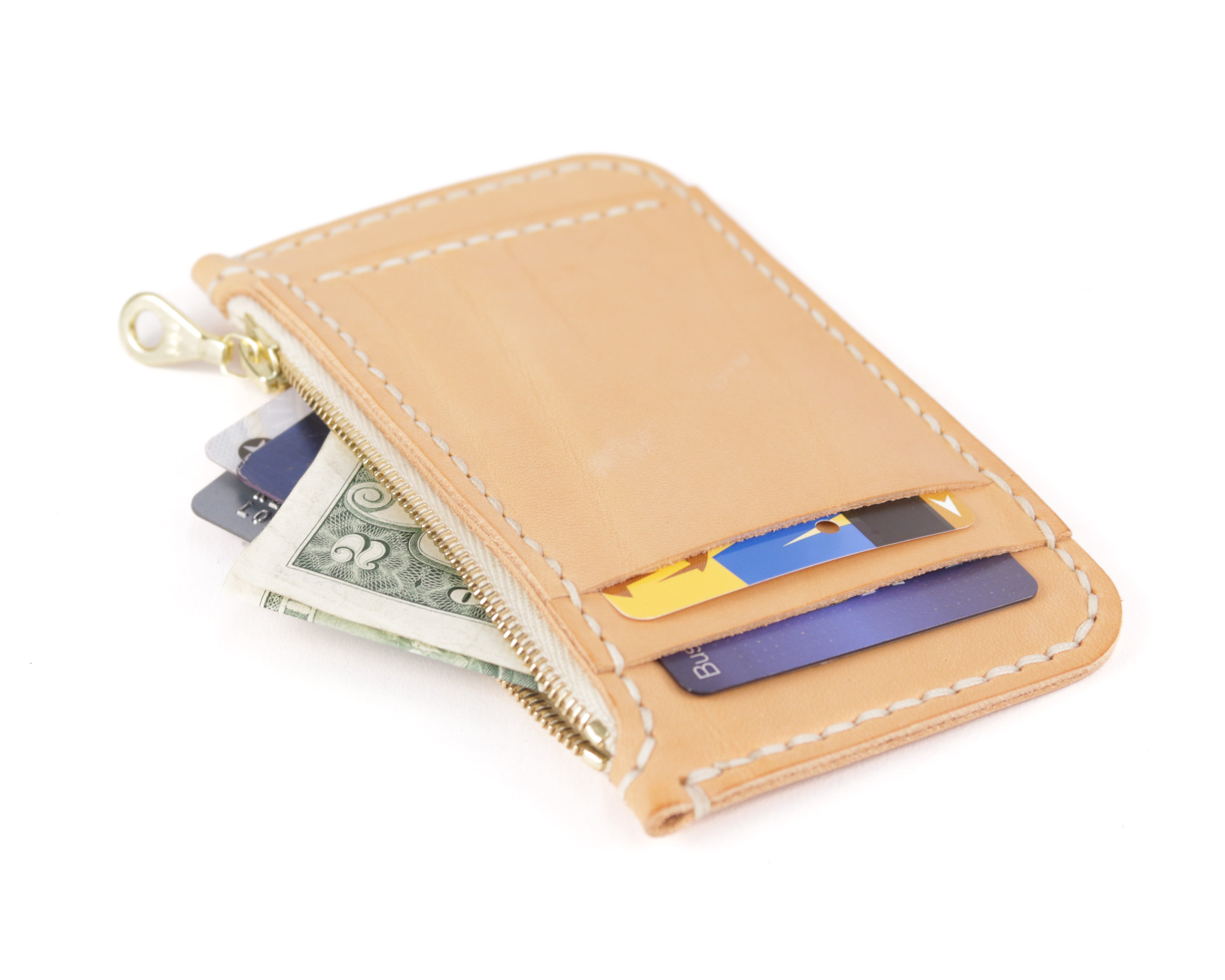 Zip Wallet: Tan