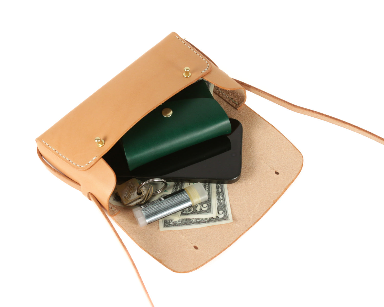 Bayard Crossbody: Emerald (Display Sample)