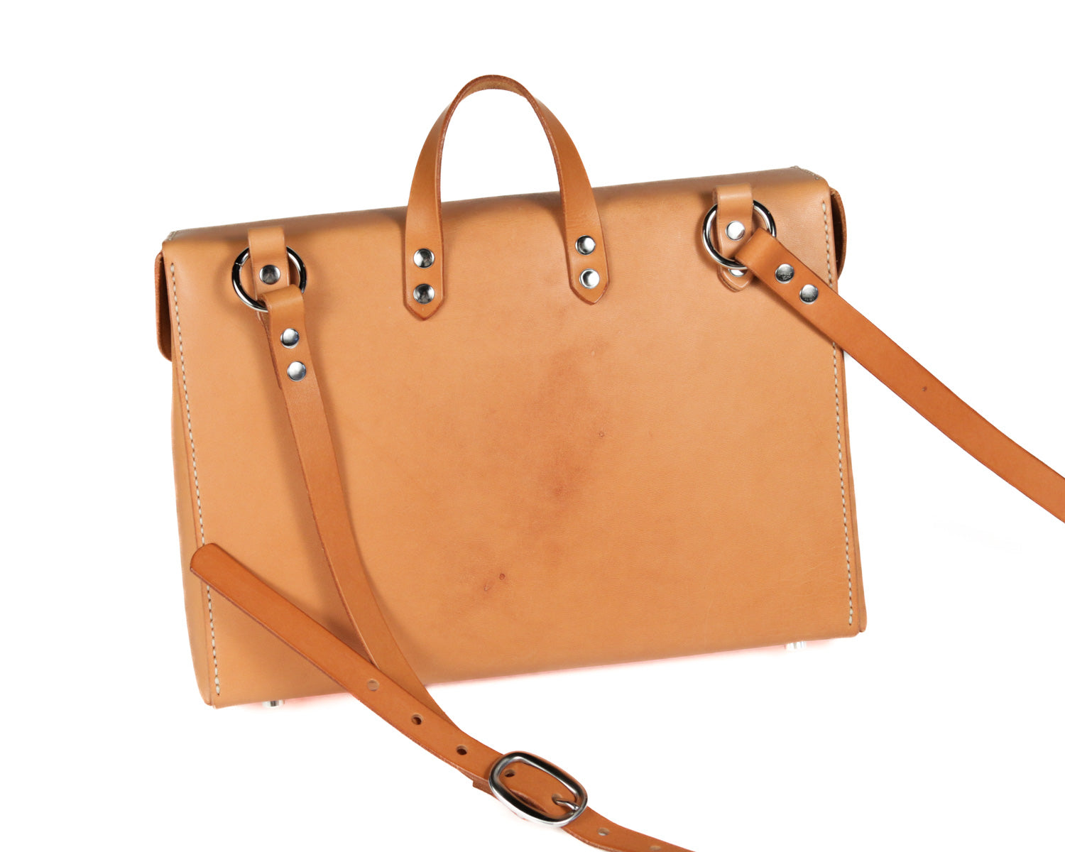 Hampton Satchel: Natural