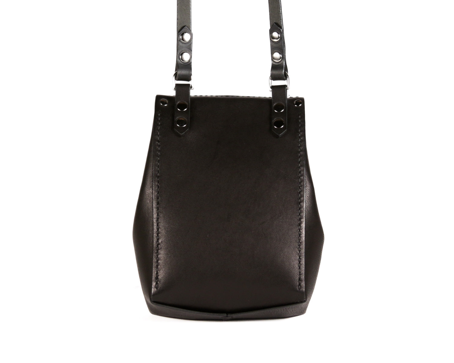 East Village Crossbody: Black Lambskin