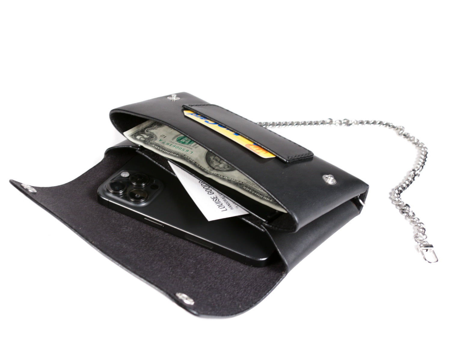 Long Trucker Wallet: Black