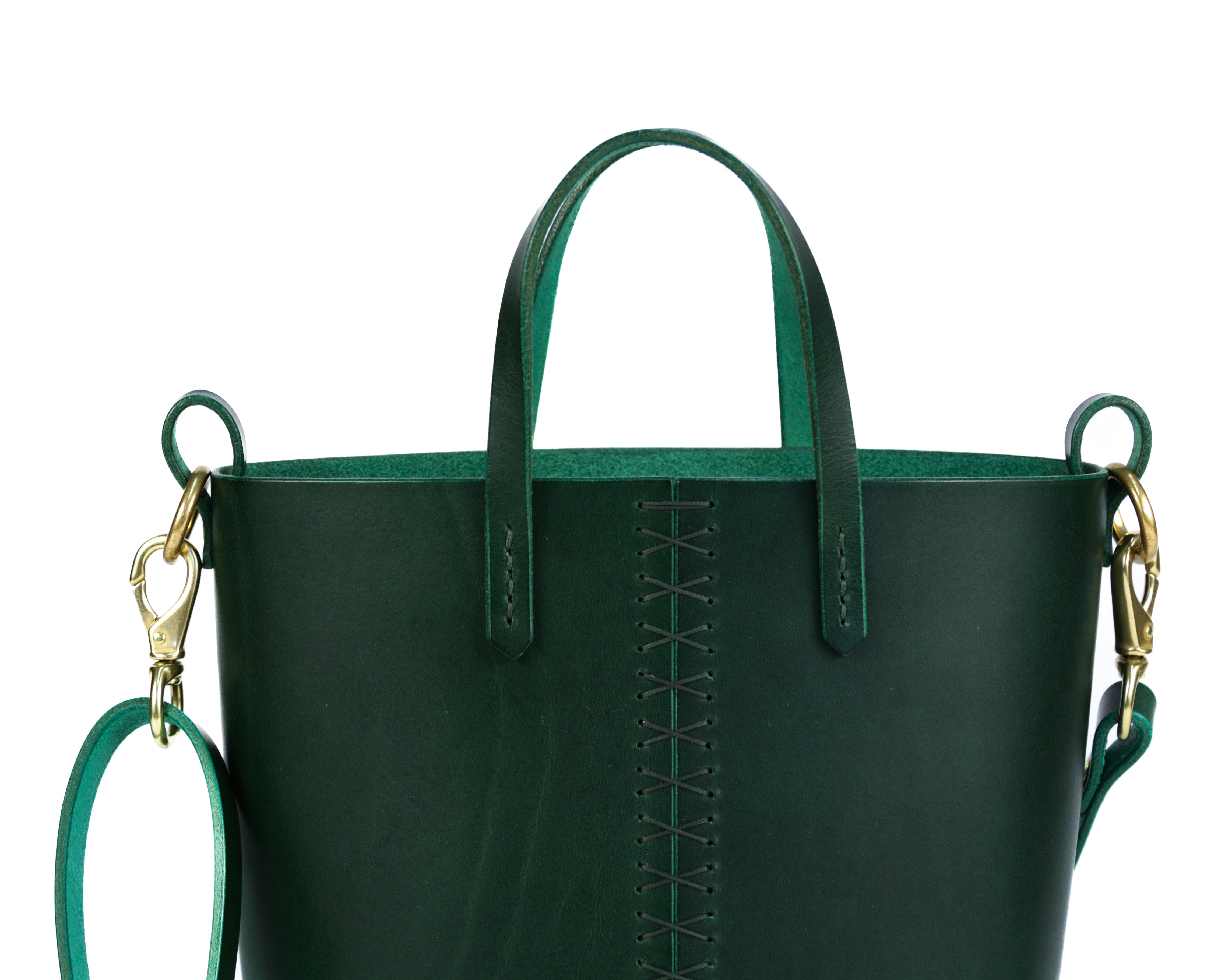Palmetto Bucket Bag: Emerald