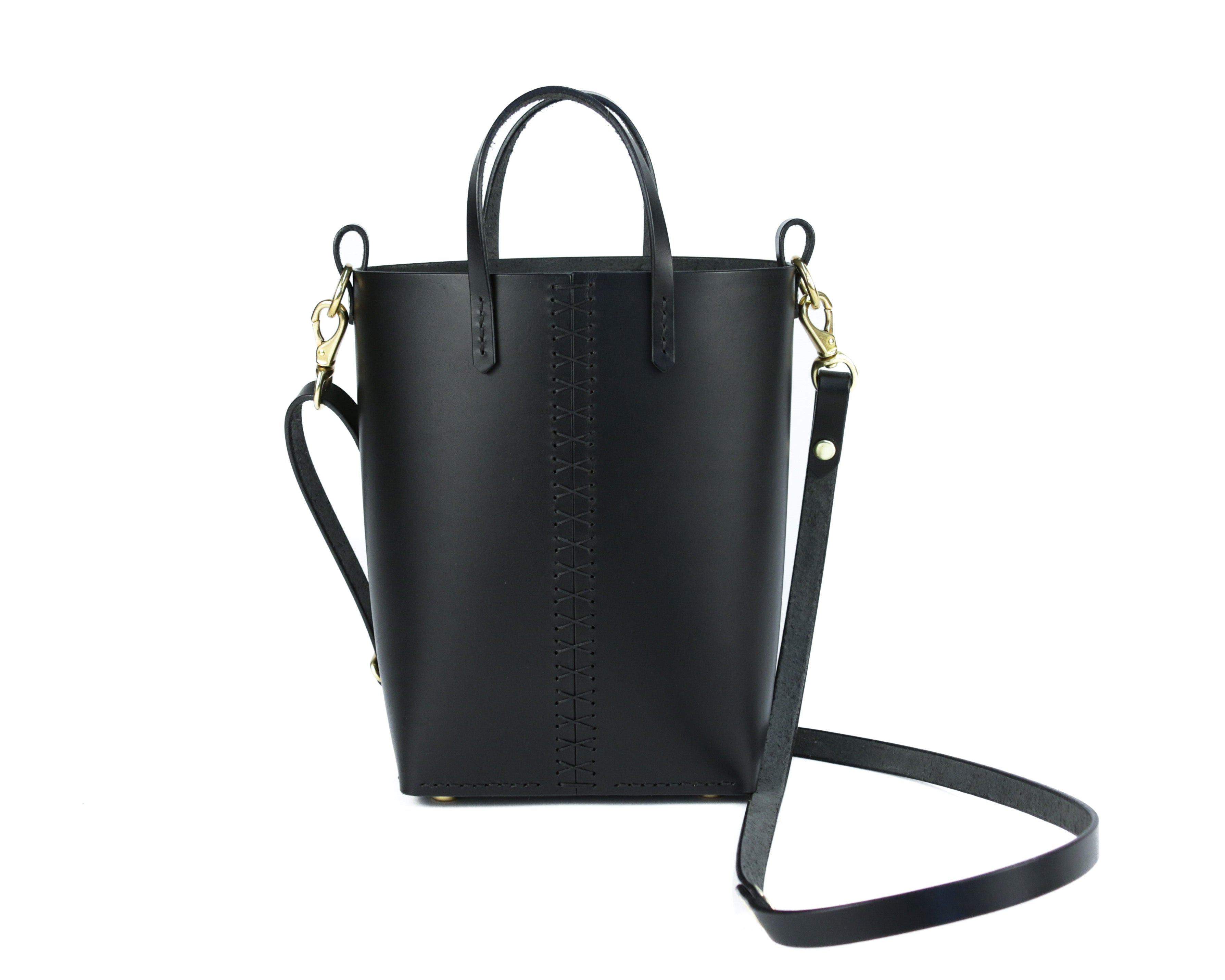 Palmetto Bucket Bag: Black